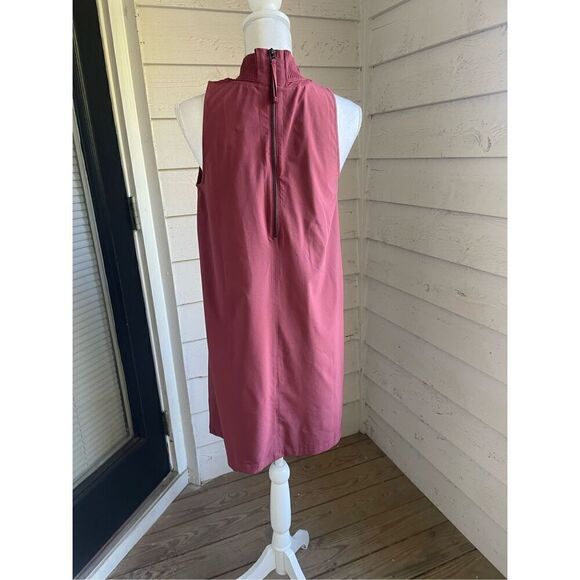 Athleta Women’s Initiative Zipper Mock Neck Sleeveless Sun Dress Maroon XS - Picture 13 of 13
